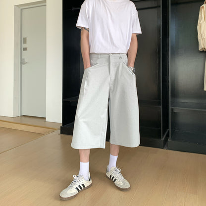 Plain Short Sleeve Shirt & Half Pants Setup WN24968