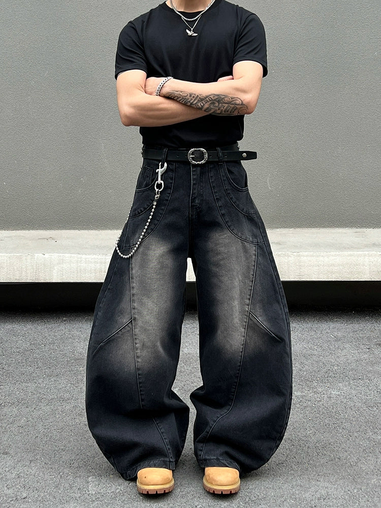 Sculpted Shape Wide Leg Denim Jeans WN19512