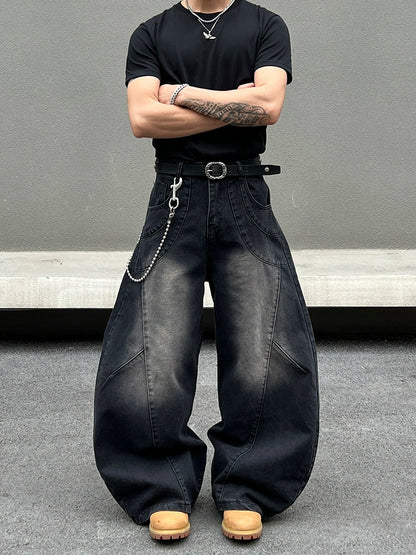 Sculpted Shape Wide Leg Denim Jeans WN19512