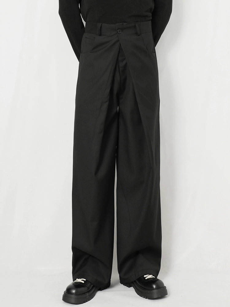 Pleats Straight Trousers WN20140