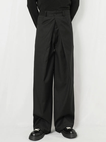 Pleats Straight Trousers WN20140