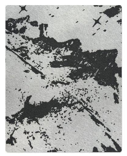 Spray Print Damage Cut0off Pullover Hoodie WN9991