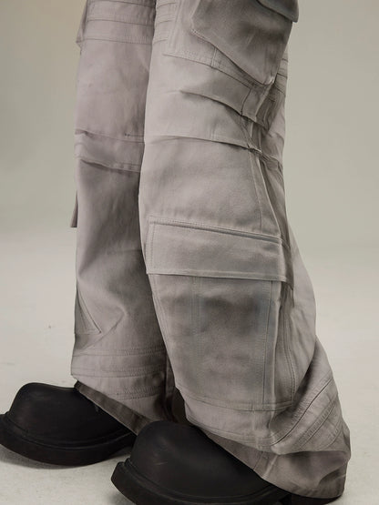 Heavy-Duty Multi-Pocket Cargo Pants WN9438