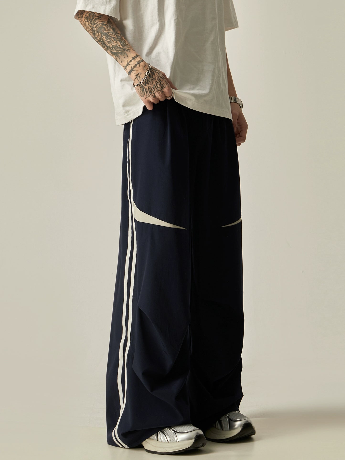 Thin Quick Drying Sporty Wide Leg Pants WN7732