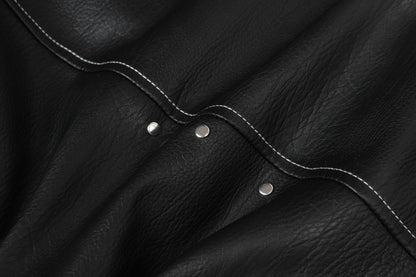 Fake Fur Hooded Panel Cropped Jacket WN28113