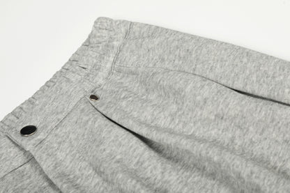 Drape Pleats Wide Leg Sweatpants WN26081