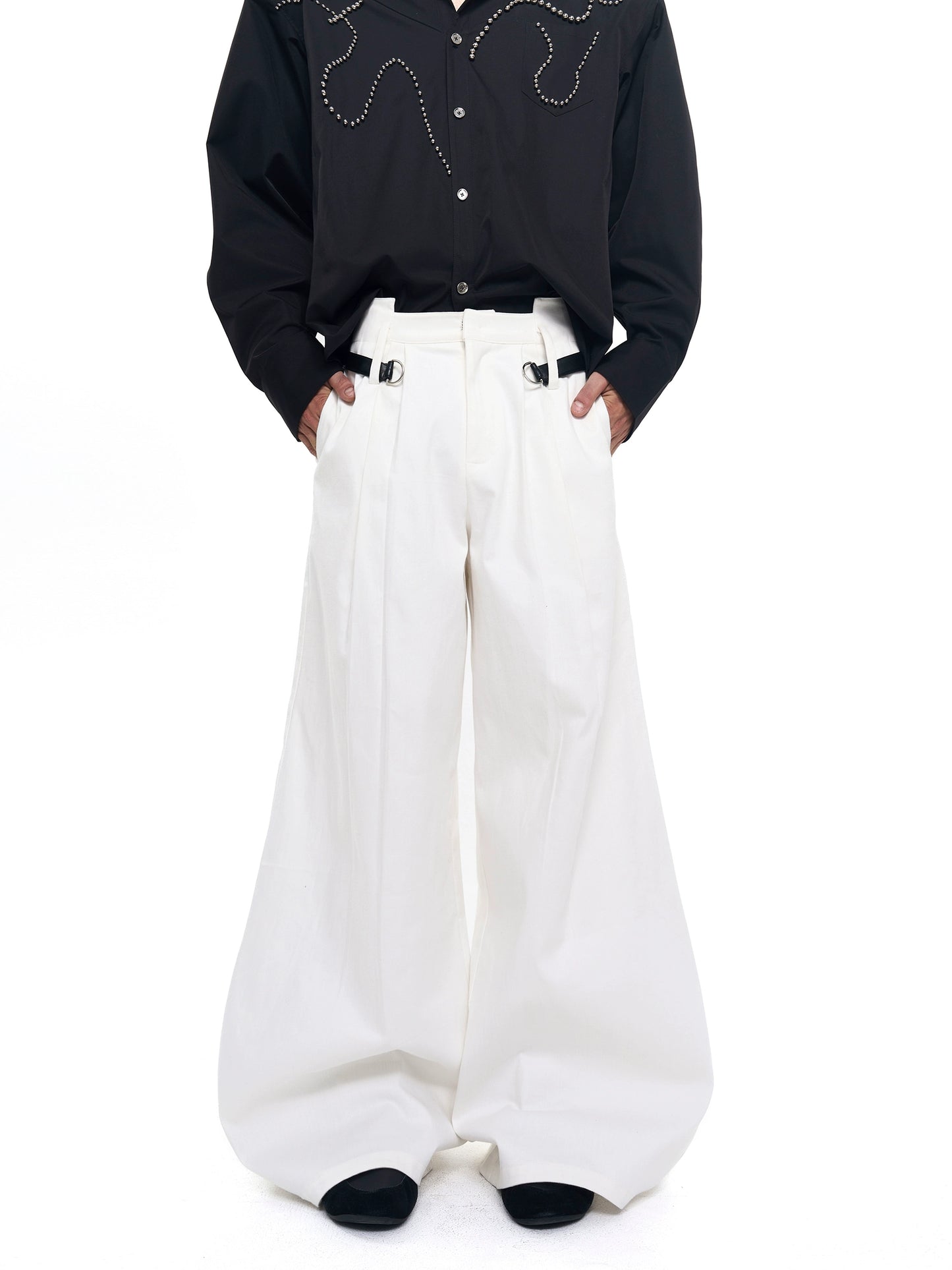 Simple Wide Leg Trousers WN20377