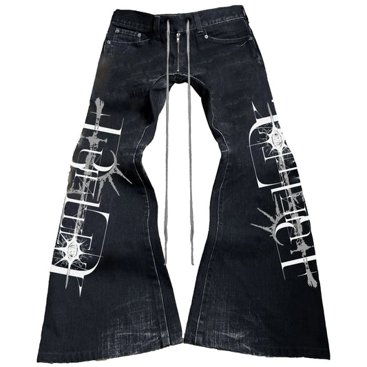 Butterfly Effect Selvedge Flare Denim Jeans WN20903