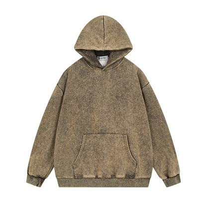 Washed Fleece Lining Oversize Pullover Hoodie WN11481