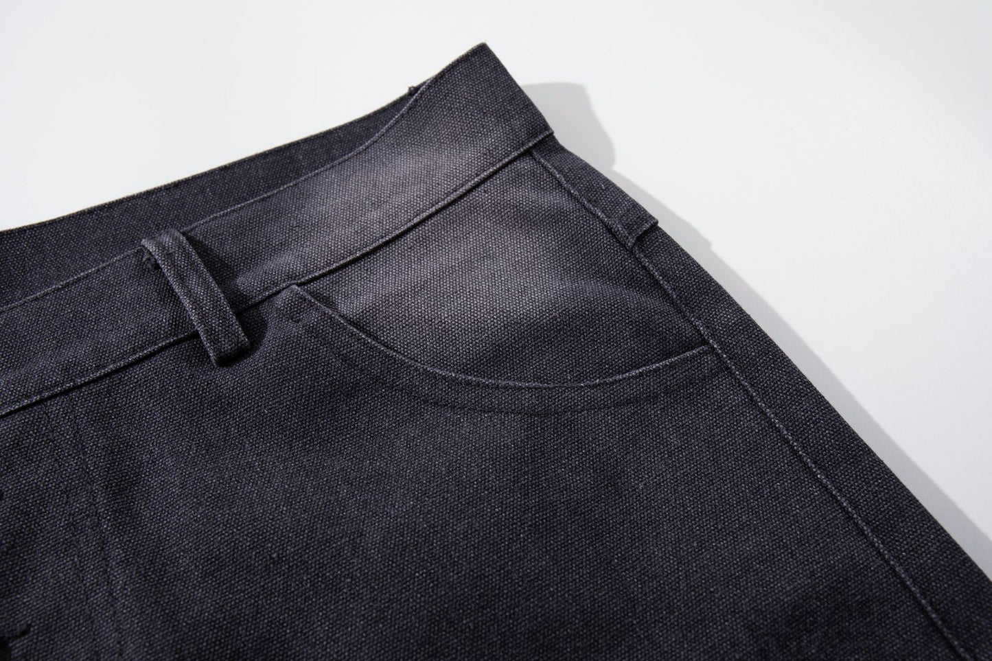 Denim Graffiti Damage Wide Leg Half Pants WN25658
