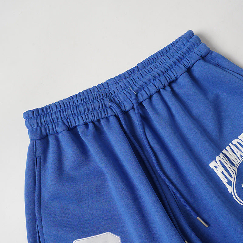 Number Graphic Wide Leg Sweatpants WN28123