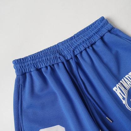 Number Graphic Wide Leg Sweatpants WN28123