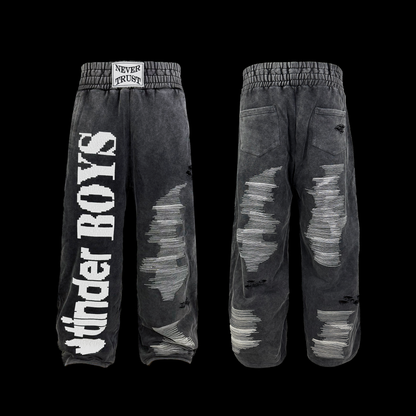 Heavyweight Washed Damage Sweatpants WN20955