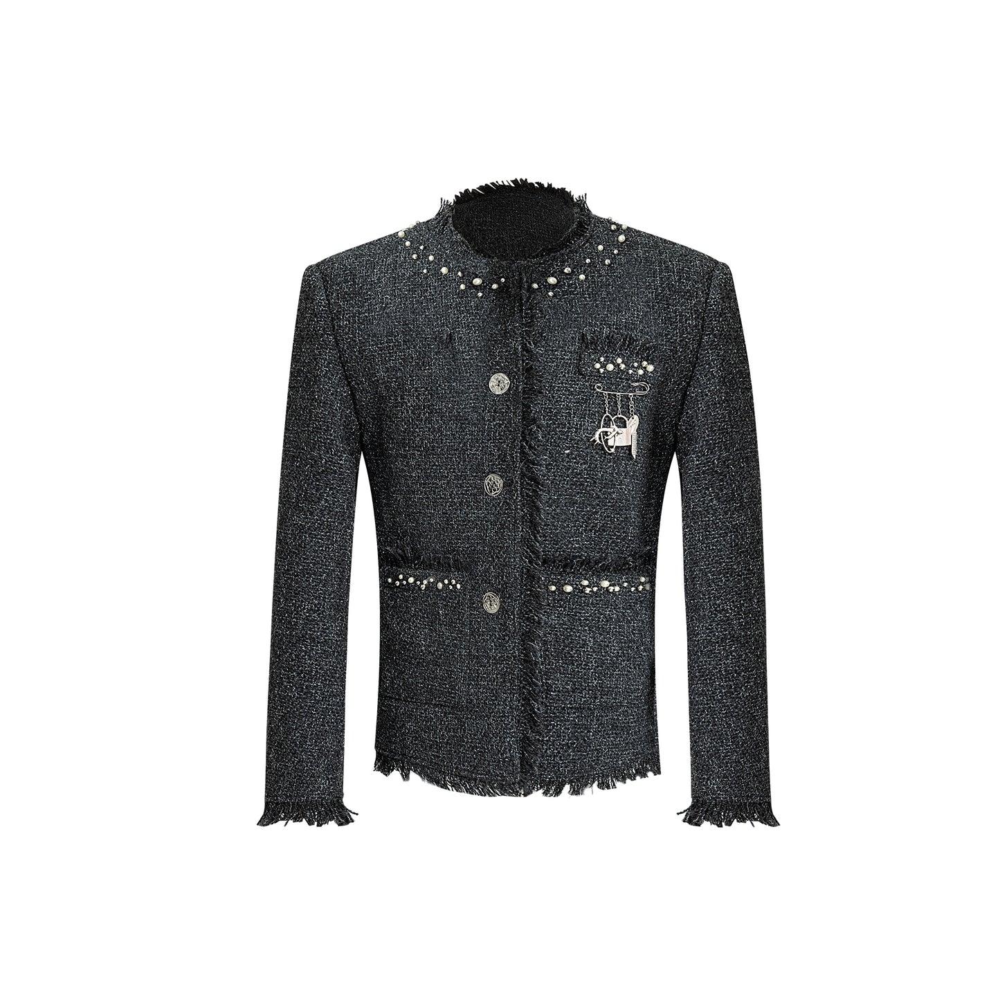 Pearl Embellished Short Jacket WN10567