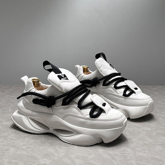 Thick Sole Rope Dad Sneakers WN24744