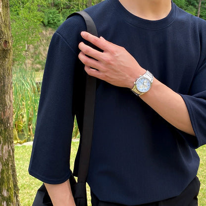 Solid Color Design Short Sleeve T-Shirt WN20229