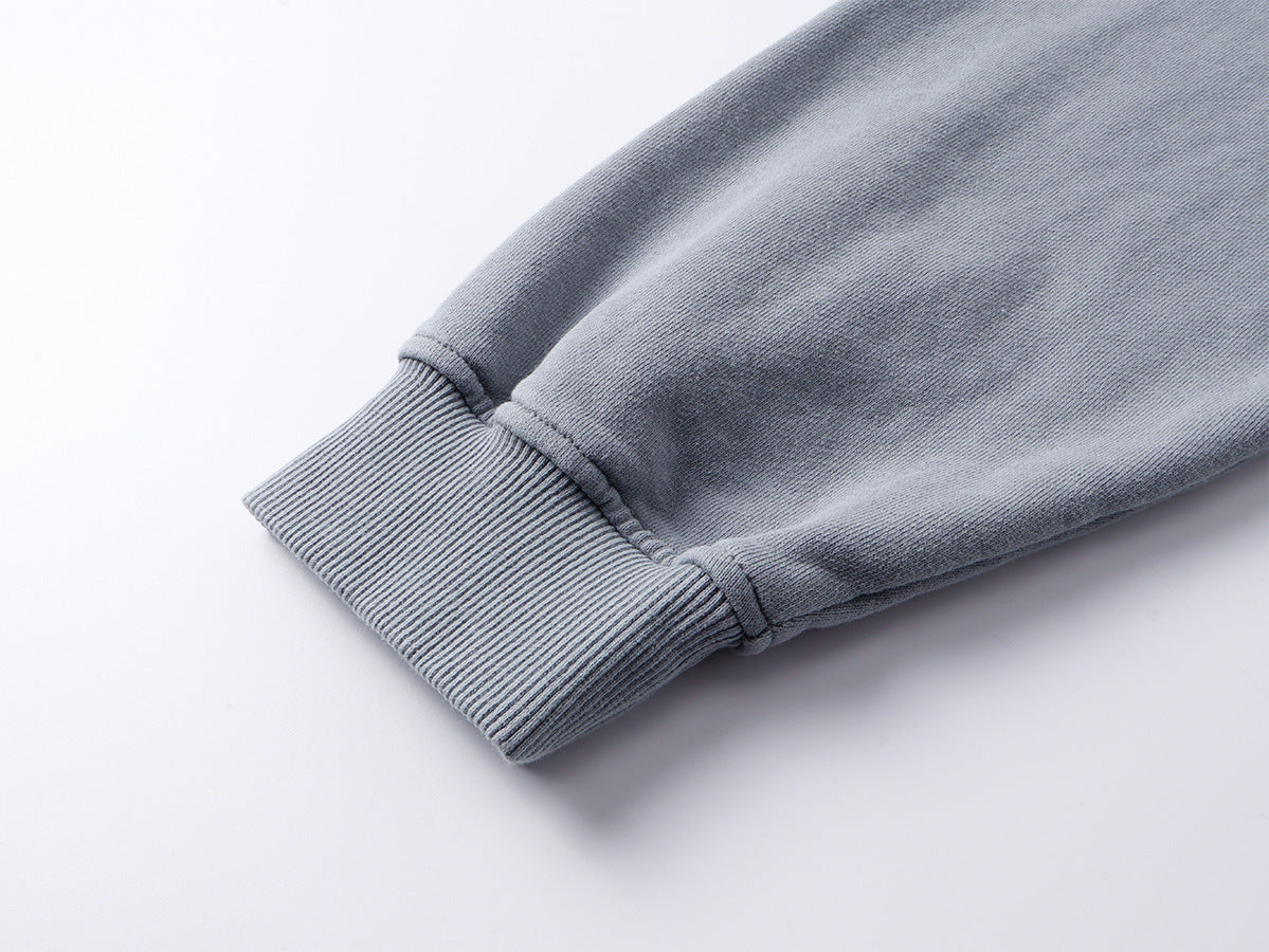 Heavyweight Wash Damage Zipper Hoodie WN25592