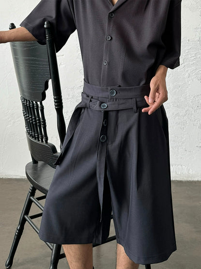 Simple Straight Half Pants WN20017