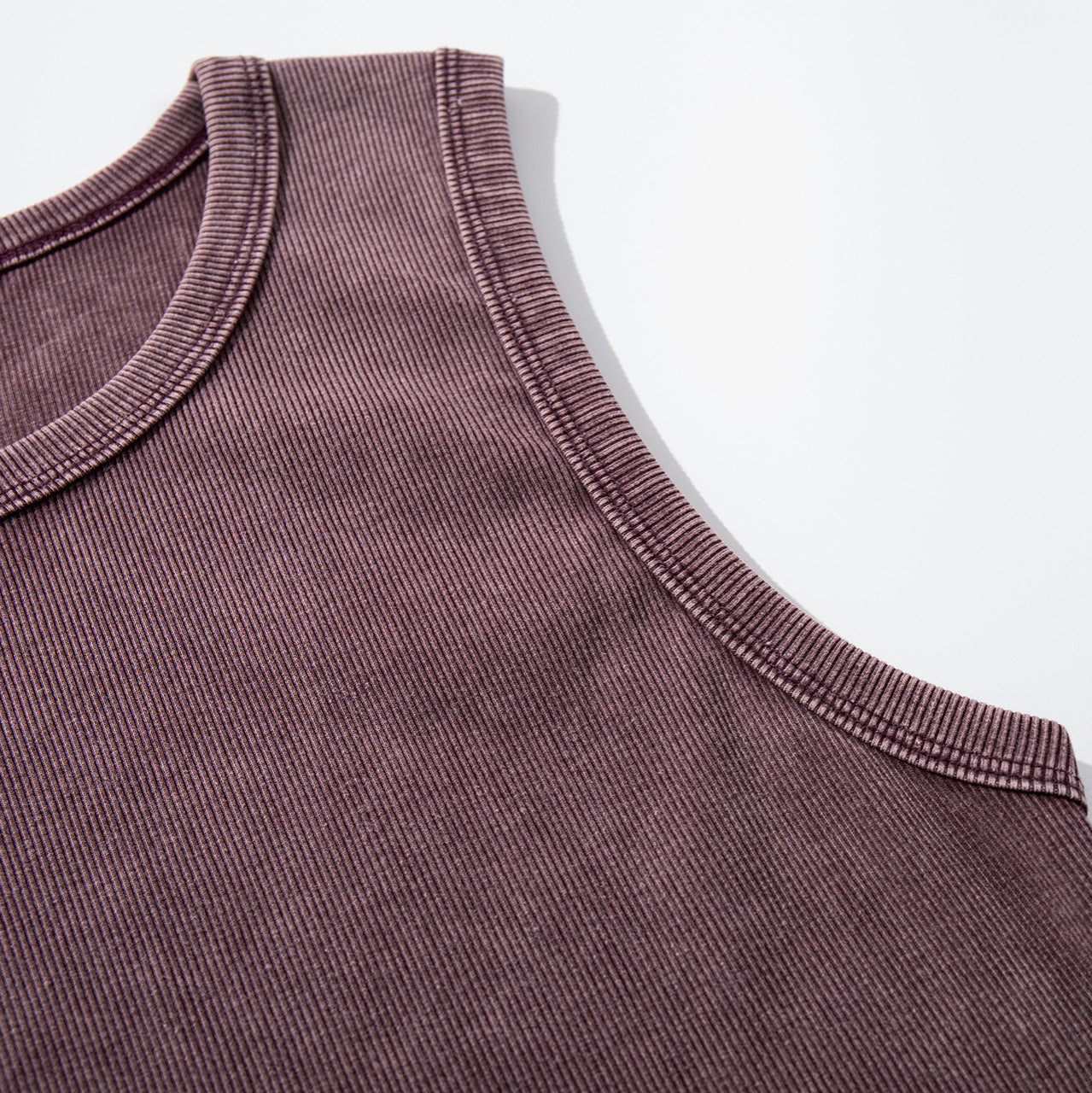 Washed Rib Tank Top WN25770