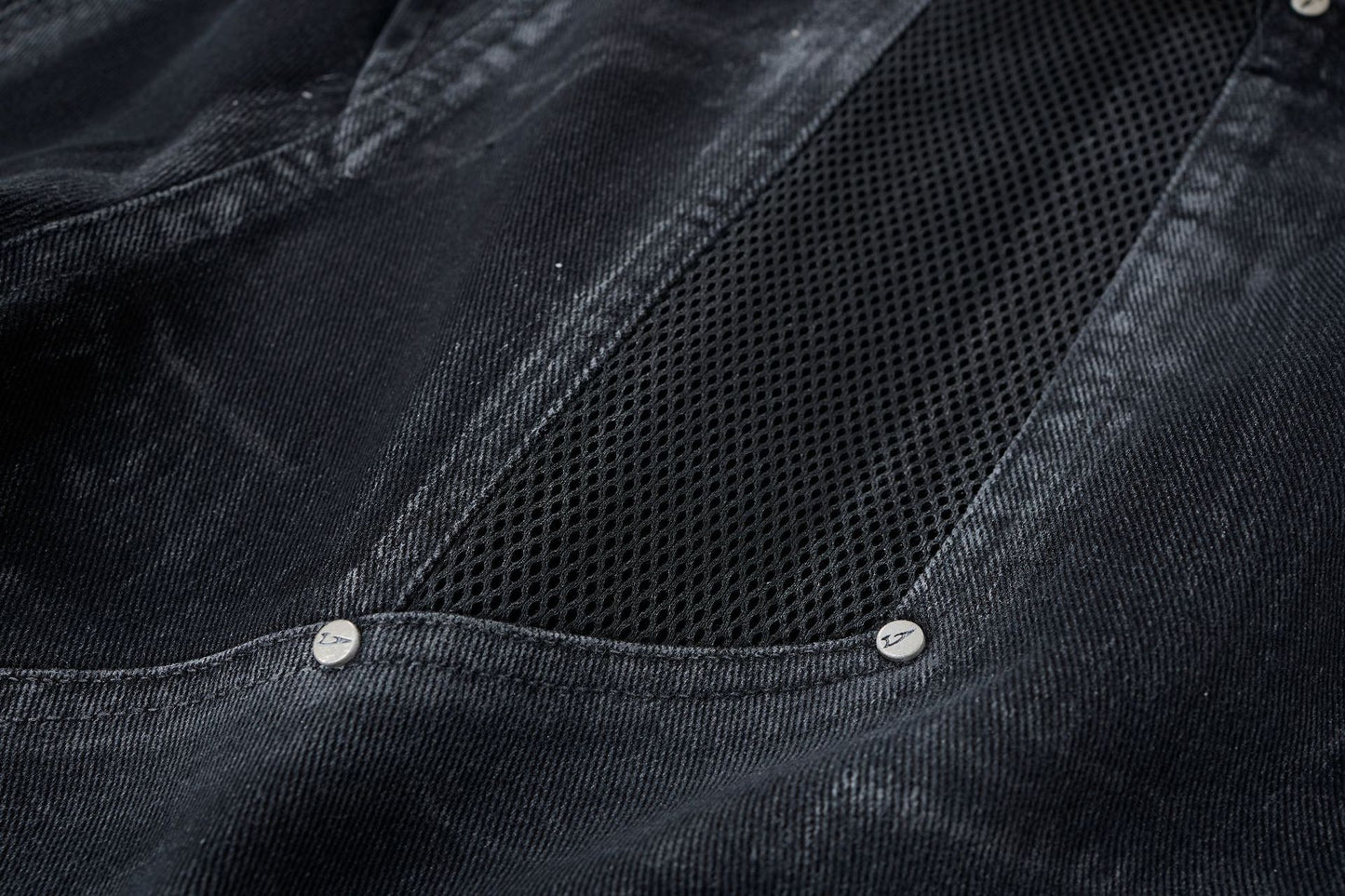 Damage Baggy Half Denim Jeans WN25584