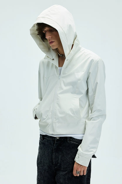 Detachable Hooded High Neck Jacket WN9083