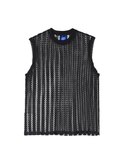 Sheer Knit Mesh Vest WN6653