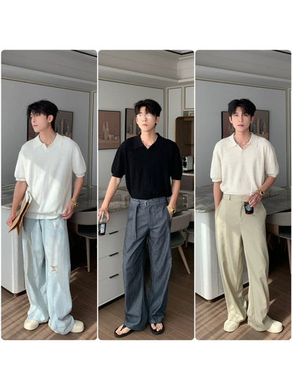 Cooling Tencel Linen Short Sleeve Polo Shirt WN20439