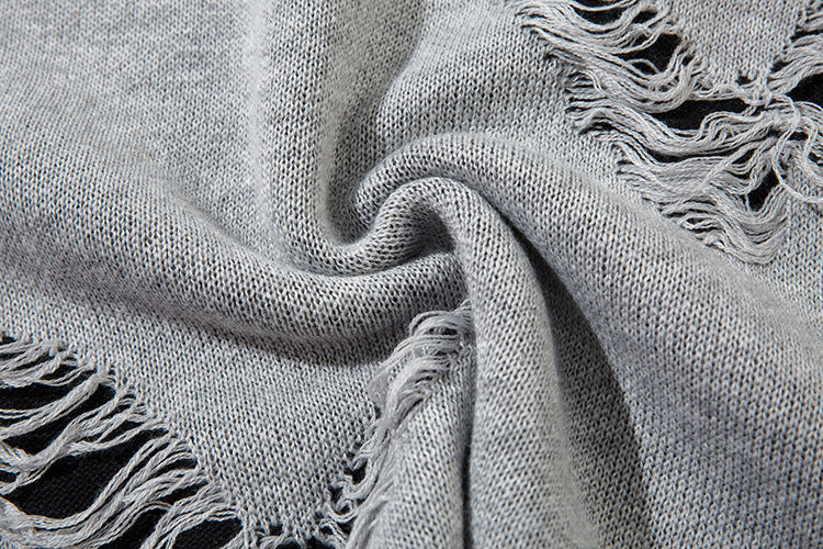 Tie-Dye Butterfly Design Knit Sweater WN11411