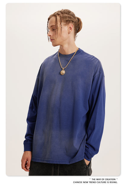 Oversize Washed Long-sleeve t-shirt WN6051