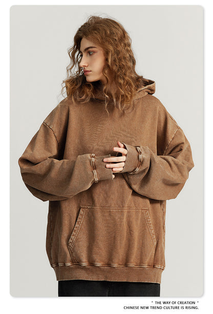 Oversize Washed Hoodie WN6463
