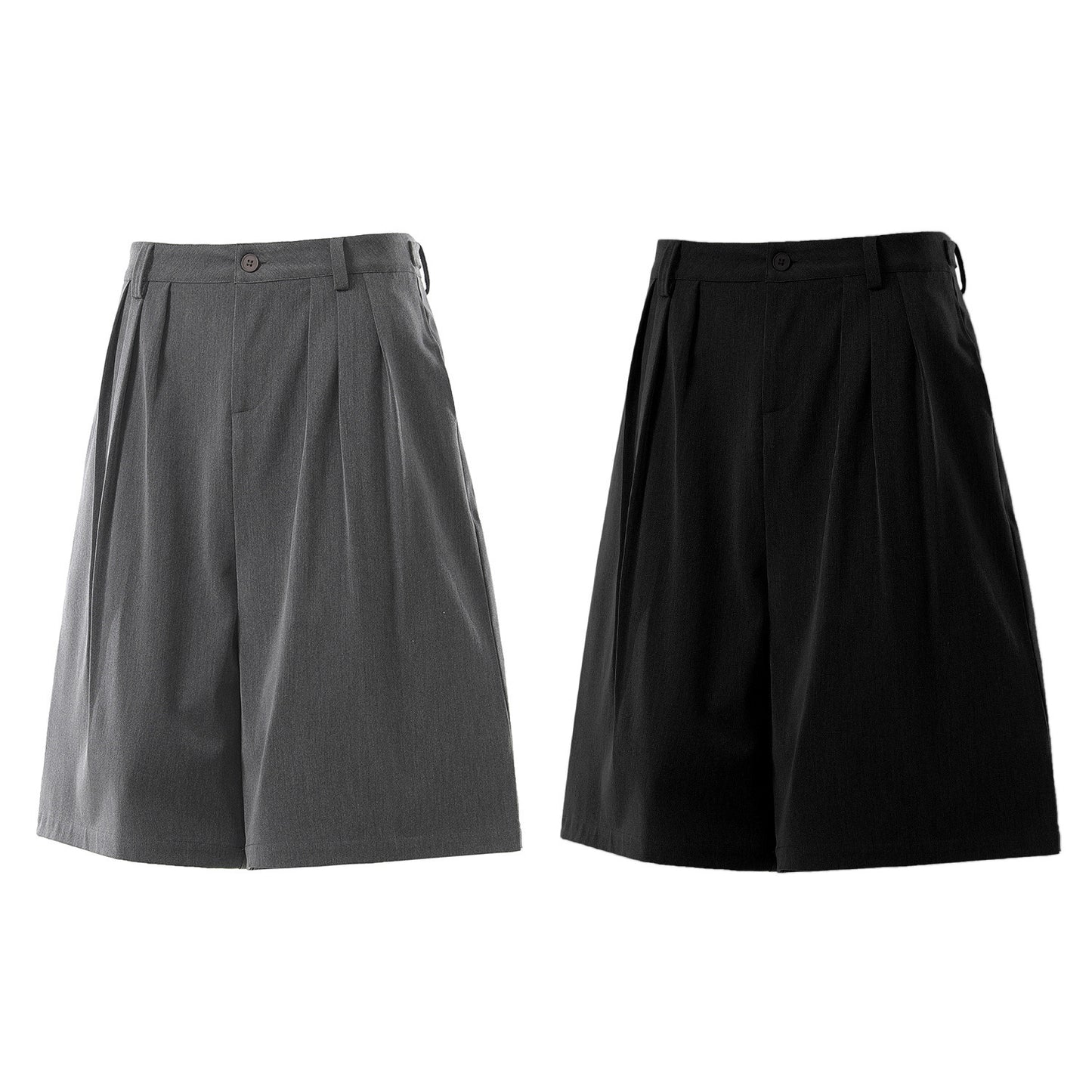 Drape Cropped Half Trousers WN25750
