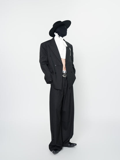 Stripe Tailored Jacket & Stripe Trousers Setup WN24294