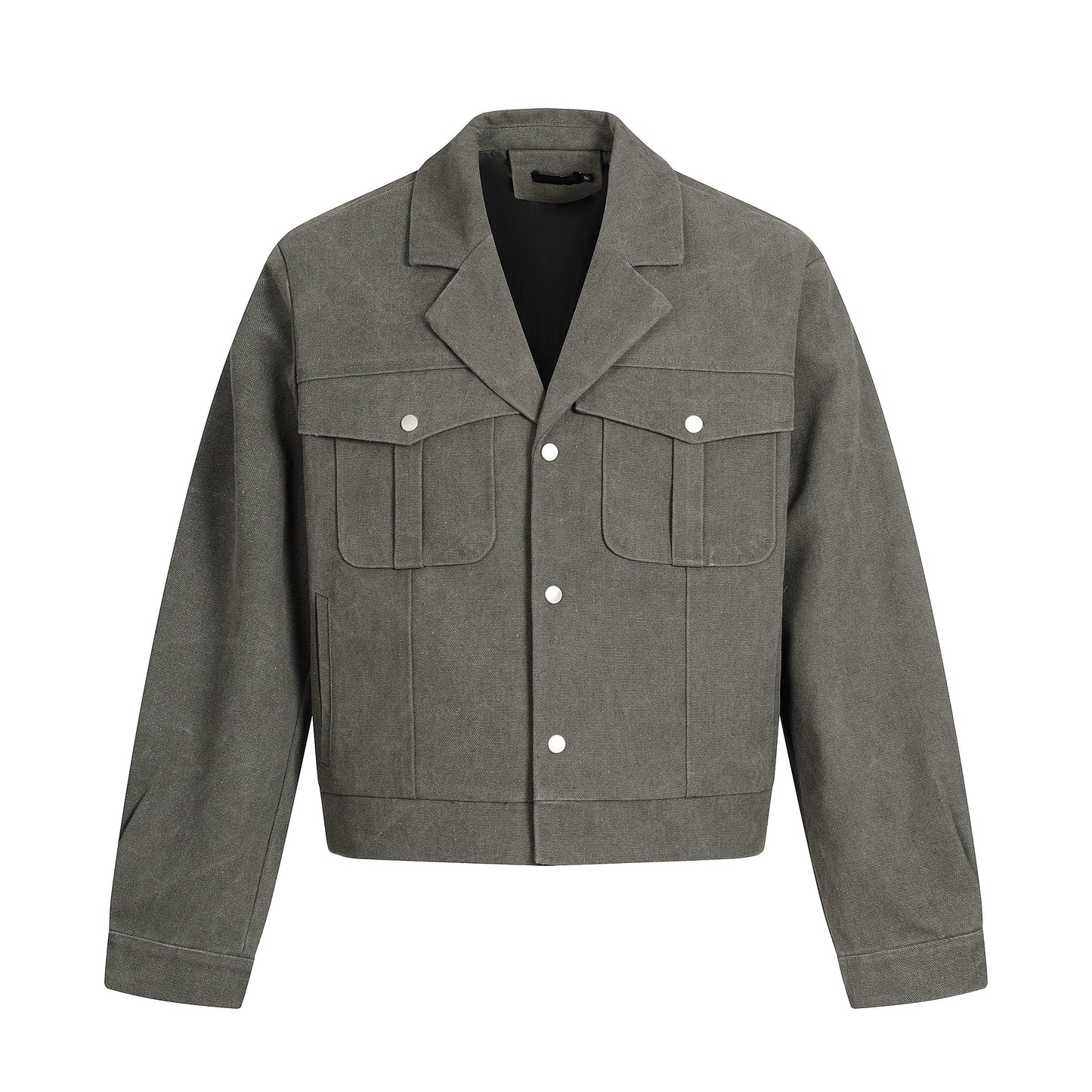 Canvas Multi-Pocket Short Jacket WN21402