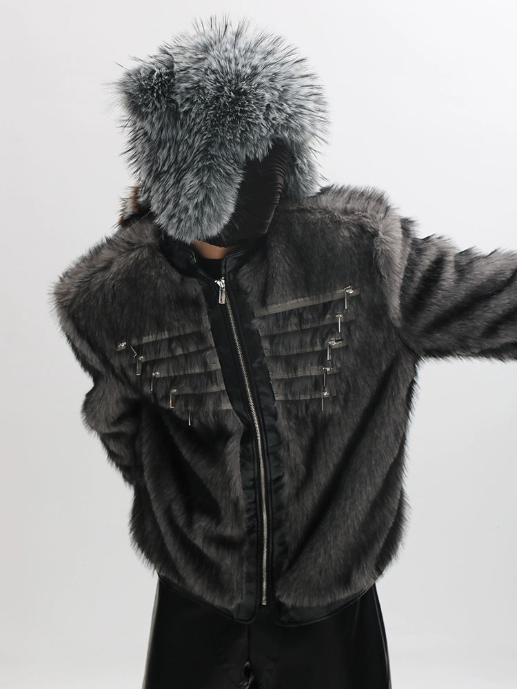 Fluffy Thickened Earflap Fake Fur Hat WN18702