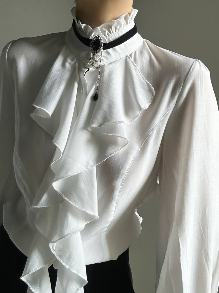 Cross Pendant Velvet Choker WN19632