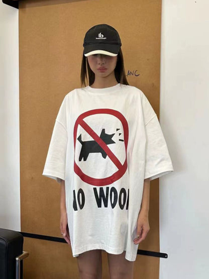 Graphic Print Oversize Short Sleeve T-Shirt WN21280