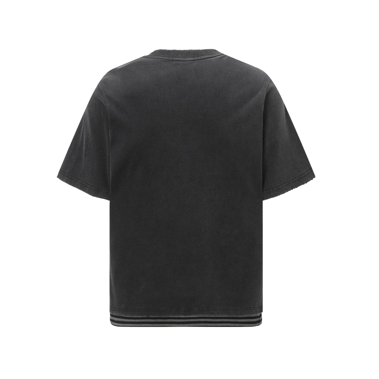 Oversize Graphic Design Washed Short Sleeve T-Shirt WN15551