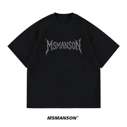 Graphic Letter Short Sleeve T-Shirt WN18698