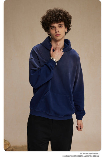 Oversize Damage Washed Hoodie WN9973