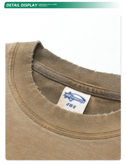 Water Washed Long Sleeve T-Shirt WN7812