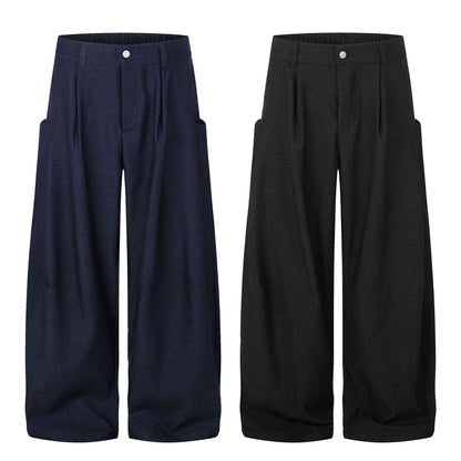 Deconstruction Draped Wide Leg Trousers WN26114