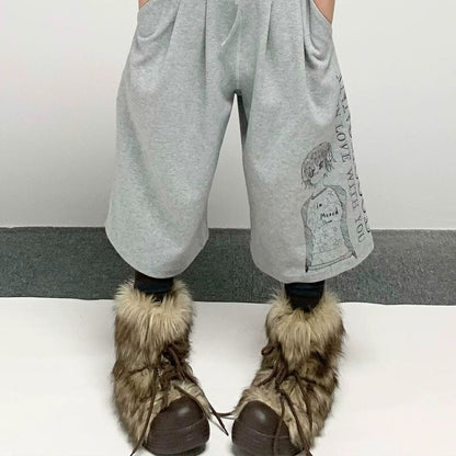 Fur Lined Chunky Sole Snow Boots WN20798