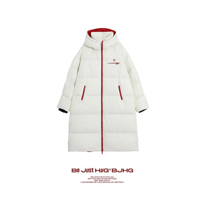 Long Thick White Duck Down Coat WN9791