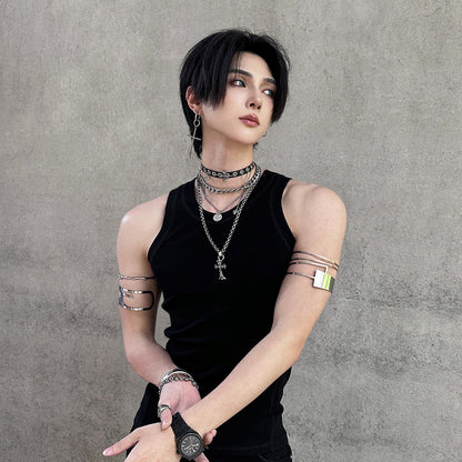 Ribbed Sleeveless Tank Top WN25083