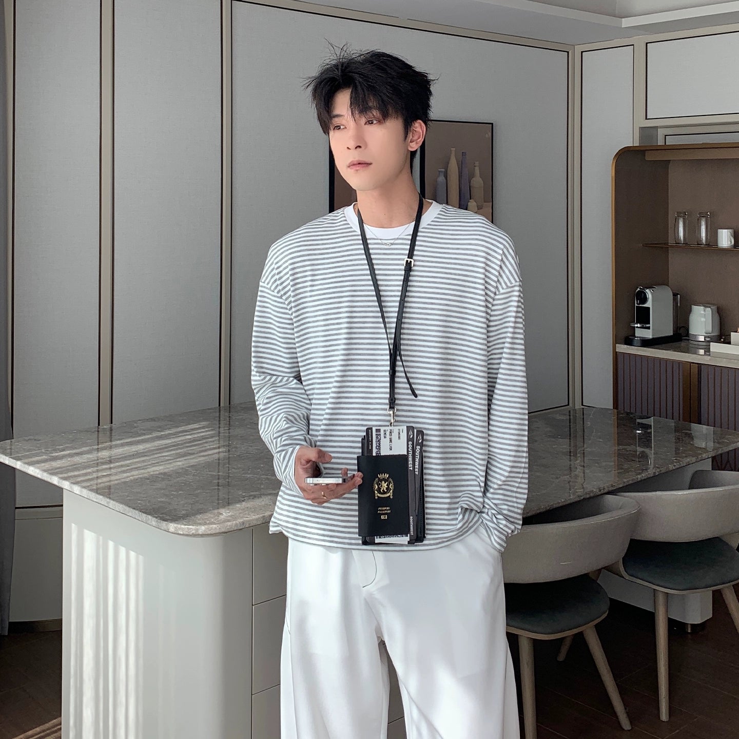 Striped Long Sleeve T-Shirt WN20486