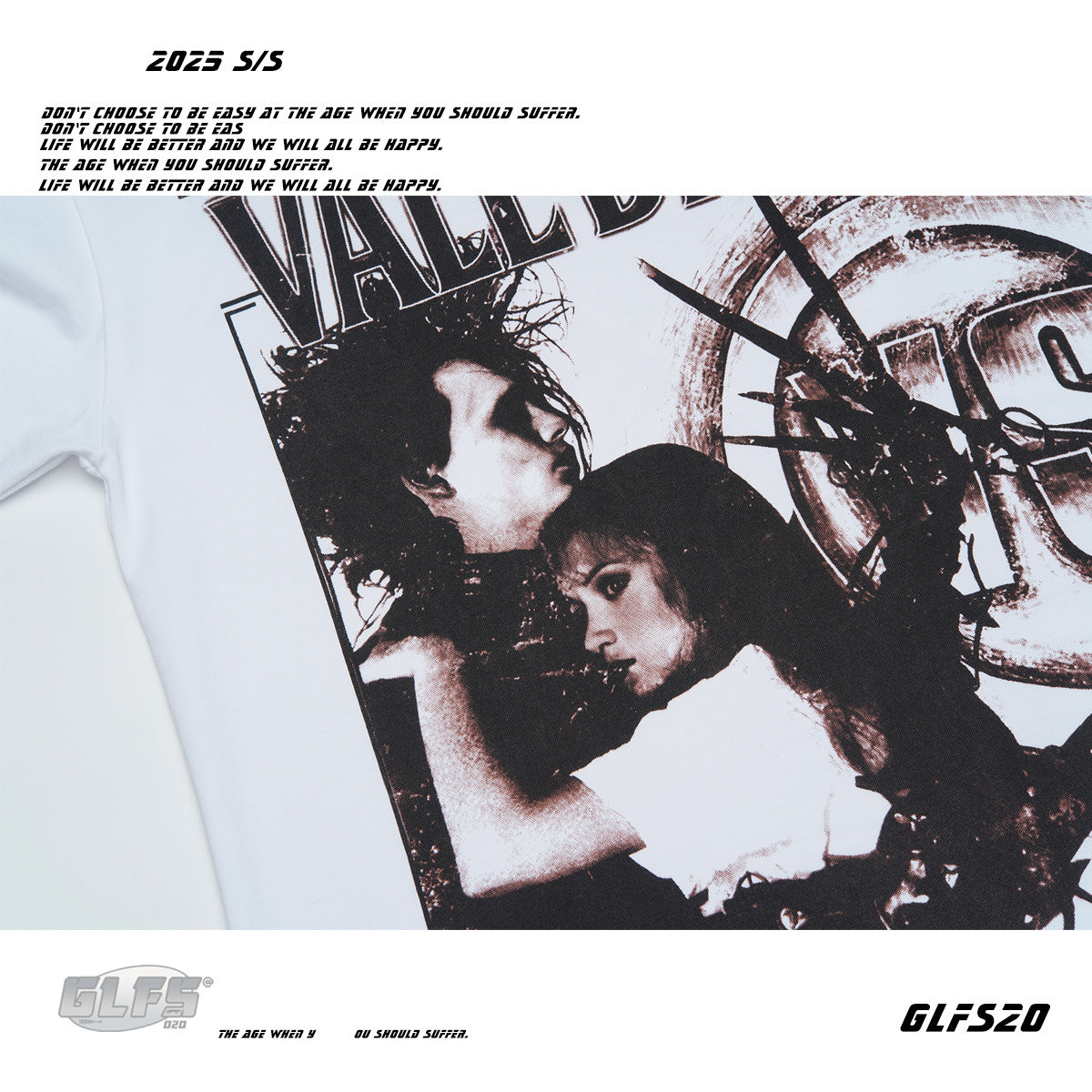 Letter Print Graphic Short Sleeve T-Shirt WN26516