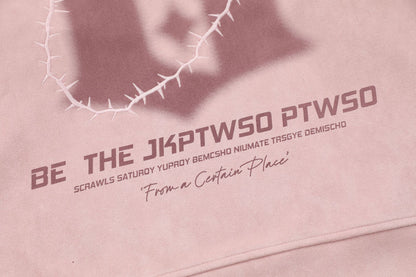 Letter Embroidery Suede Print Sweatshirt WN12697