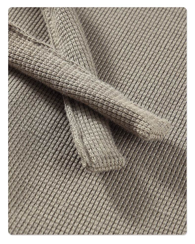 Oversize Waffle Polo Shirt & Waffle Shorts Setup WN6636