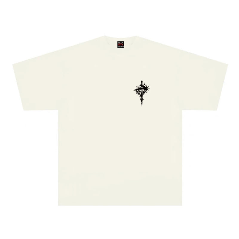 Graphic Print Oversize Short Sleeve T-Shirt WN16639