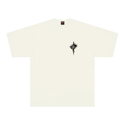 Graphic Print Oversize Short Sleeve T-Shirt WN16639